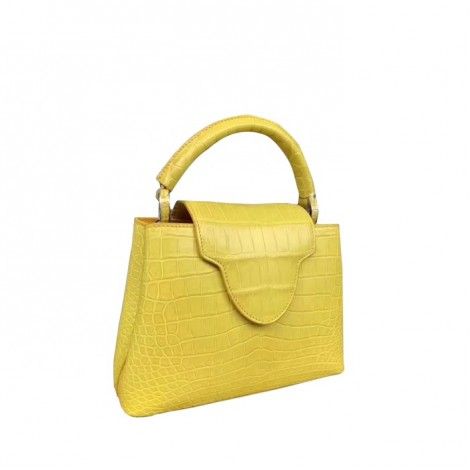 Exclusive Handcrafted Genuine Crocodile Skin Luxury Women Leather Handbag