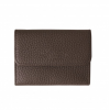 Small genuine leather business leather credit card holder wallet 