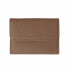 Small genuine leather business credit card holder wallet 