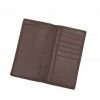 Fashion men's leather clutch wallet travel checkbook wallet for business man