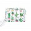 Simple Style Pvc Bag Cosmetic Bag With Zipper Cartoon Pattern Travel 