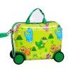  4 wheels kid's travelling luggage suitcase 16 inch