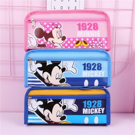 Lianzhong double layer large capacity men's and girls' stationery box primary school students' creative cartoon simple pencil case 05149