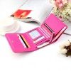 Hengsheng new women's wallet short multi function folding change folder multi card small wallet 30% money folder