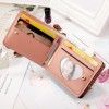 new women's wallet short wallet multi function wallet women Korean version love board clip zero wallet