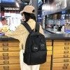 South Korean version of INS fashion backpack for women leisure and all-around student BAG canvas personalized Computer Backpack Travel Bag
