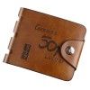 Hengsheng men's short wallet retro Hunter wallet large capacity buckle wallet factory direct sales