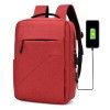 Polyester backpack for men's business and leisure computer bag USB charging backpack waterproof travel bag can be customized logo