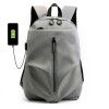 Manufacturer direct sales Oxford textile backpack men USB charging business computer backpack large capacity travel bag foreign trade