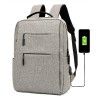 Backpack men's new USB charging backpack computer bag business leisure anti water splashing travel student bag