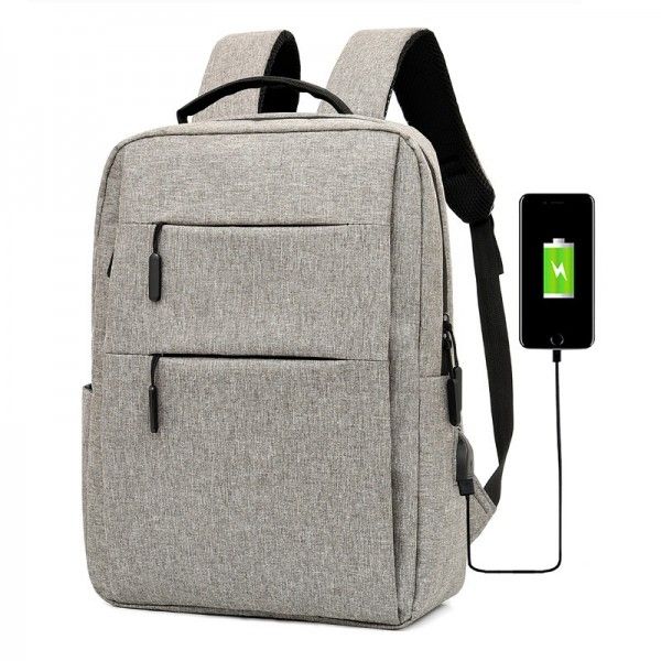 Backpack men's new USB ch...