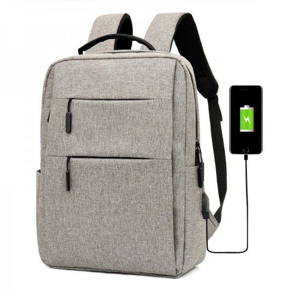 Backpack men's new USB ch...