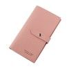Women's wallet Korean multi Card Wallet women zipper trendy Long Wallet with metal buckle