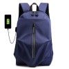 Manufacturer direct sales Oxford textile backpack men USB charging business computer backpack large capacity travel bag foreign trade