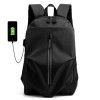 Manufacturer direct sales Oxford textile backpack men USB charging business computer backpack large capacity travel bag foreign trade