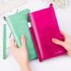 Hengsheng women's Long Wallet button mobile phone bag multi color hand bag frosted leather ultra thin retro Wallet