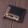 New short men's wallet European and American wallet fashion leather zipper bag 30% horizontal wallet factory wholesale