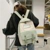 Ins schoolbag Korean version of the original Suzuki wind ulzzang backpack female high school students, Sen Department's versatile Canvas Backpack trend
