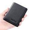 Men's wallet short men wallet men's vertical ultra thin driving license dollar clip Mini Wallet