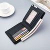 Hengsheng new men's wallet short fashion ultra thin soft leather wallet men Wallet
