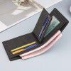 Men's wallet short wallet retro zipper bag horizontal casual matte multi card small wallet factory direct sales