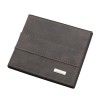 Men's wallet short wallet retro zipper bag horizontal casual matte multi card small wallet factory direct sales