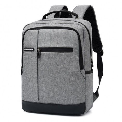 New polyester backpack for men's business and leisure students' schoolbag, computer bag, anti splashing and large capacity Backpack