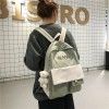 Schoolbag female Korean high school student cotton Yuansu ulzzang junior high school student color contrast backpack College Student Backpack
