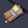 Wallet men's wallet vertical multi-function card bag zipper buckle 30% wallet wallet wallet change bag dollar Wallet