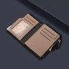 Wallet men's wallet vertical multi-function card bag zipper buckle 30% wallet wallet wallet change bag dollar Wallet