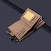 Wallet men's wallet vertical multi-function card bag zipper buckle 30% wallet wallet wallet change bag dollar Wallet