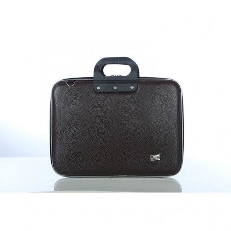 Factory direct sales business hard case briefcase computer bag Pu handbag solid color embossed laptop bag