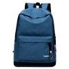 Online shop agent solid color leisure backpack customized schoolbag for middle school students, backpack for men and women, backpack for lovers, backpack for travel