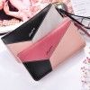 Hengsheng new women's wallet long splicing zipper mobile phone bag Korean fashion handbag