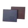 Hengsheng men's short Wallet: ultra thin, fashionable, cross pattern, multi card, wallet, 9.9 yuan, one piece for post