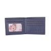 Hengsheng men's short Wallet: ultra thin, fashionable, cross pattern, multi card, wallet