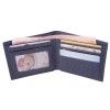 Hengsheng men's short Wallet: ultra thin, fashionable, cross pattern, multi card, wallet