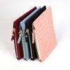 Hengshengwallet multi function small wallet short women's card bag woven zipper zero wallet women's wallet