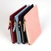 Hengshengwallet multi function small wallet short women's card bag woven zipper zero wallet women's wallet