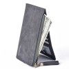 Factory direct selling women's wallet long European and American retro fashion multi card zipper matte leather bag mobile bag