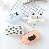 Kingdom of creative stationery cat in Korea jelly pencil bag student large capacity pencil bag multi function pencil bag