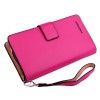 Hang Seng women's handbag long large capacity zipper wallet mobile phone bag with button handle bag, multi card and one piece