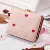 2020 new women's wallet short wallet multi function wallet women Korean version love board clip zero wallet
