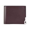 Wallet Men Men's short wallet iron edge Korean youth men's horizontal wallet trend card bag USD bag