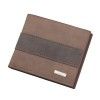 Men's wallet short wallet retro zipper bag horizontal casual matte multi card small wallet factory direct sales