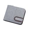 Men's wallet Korean canvas dollar bag wallet multi function zipper wallet casual buckle zero wallet factory