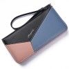 Hengsheng new women's wallet long splicing zipper mobile phone bag Korean fashion handbag