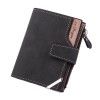 Hengsheng new men's short wallet fashionable retro style multi-functional large capacity frosted soft wallet factory direct sales