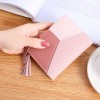 Factory wholesale 2021 new wallet short women's Zipper Wallet Korean tassel simple and versatile zero wallet 