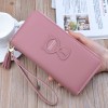 2021 new hand wallet women's long zipper Korean fashion handbag zero wallet large capacity mobile phone bag 
